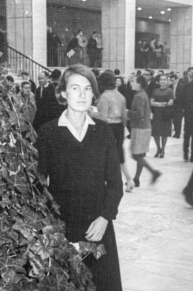 Katerina Clark as an MA student at Moscow University in 1965.