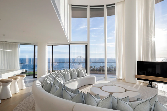 Antony Catalano’s St Kilda penthouse.