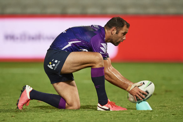 Still in the game: Cameron Smith says he'll wait until after round 16 to decide his playing future. 