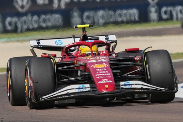 Lewis Hamilton was a man on a mission.