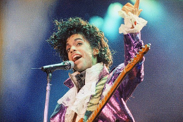 Prince in 1985, just after Purple Rain made him a phenomenon.