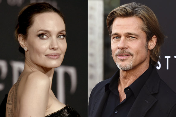 Angelina Jolie and Brad Pit on September 30, 2019.