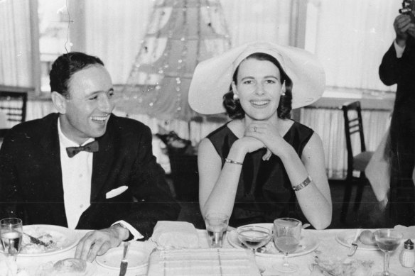 Harry and Penelope Seidler in 1958.