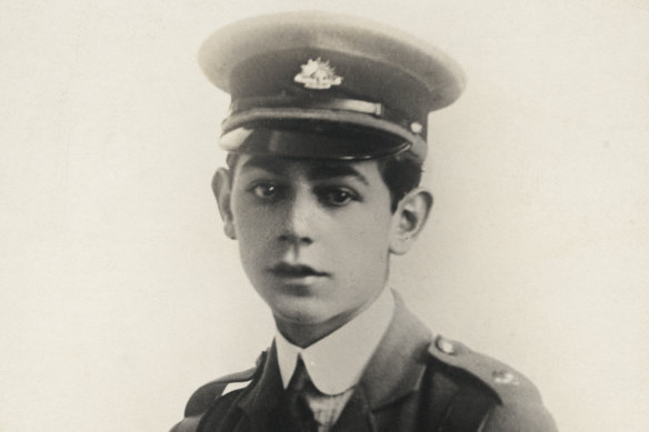 Baby faced John ‘Jack' Harris' father signed a permission form allowing him to fight. He was 15, from Sydney. He was killed in action at Gallipoli.