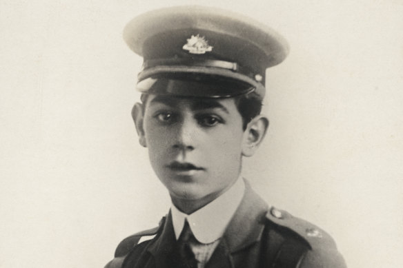 John Harris was 15 when his father signed the permission form for him to go to war.
