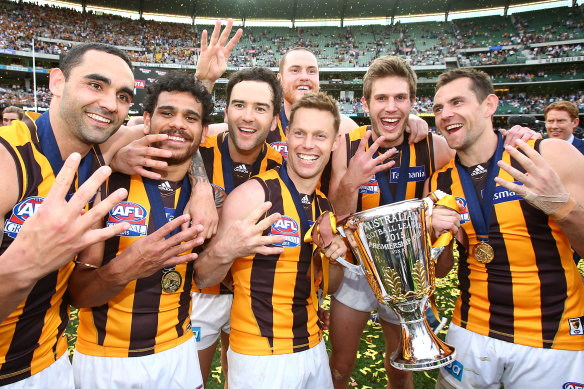The final stage of the Hawthorn dynasty in 2015.