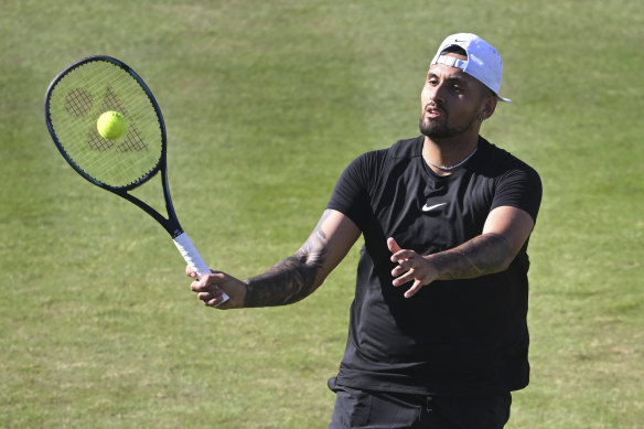 Kyrgios, a finalist last year, has just three weeks to get ready for Wimbledon.
