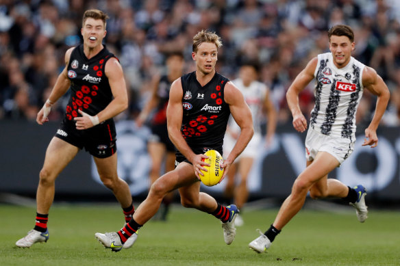 Darcy Parish answered his critics with a 44-touch game