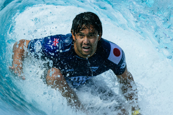 Connor O’Leary flying the flag for both Australia and Japan on tour last year.