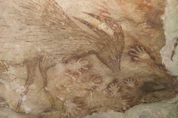 Other cave paintings from Sulawesi date back 40,000 years.