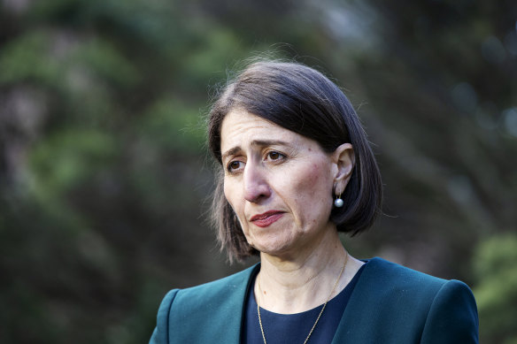 NSW Premier Gladys Berejiklian on Monday.