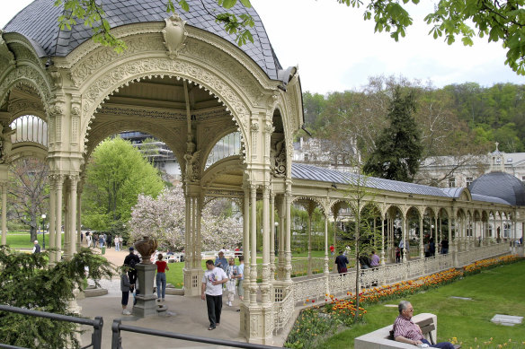 Colonnade in Karlovy Vary.