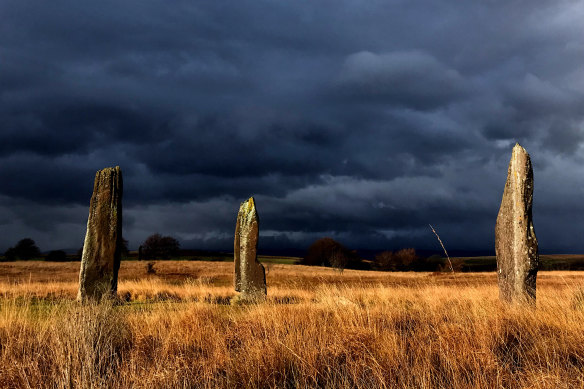 Standing Stones on Machrie Moor, Arran, Scotland.
