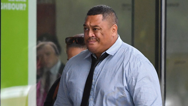Tamate Heke is seen arriving at the Supreme Court in Brisbane, Thursday.