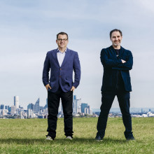 Compare Club co-founders and co-CEOs Andrew Davis (L) and Lance Goodman (R)