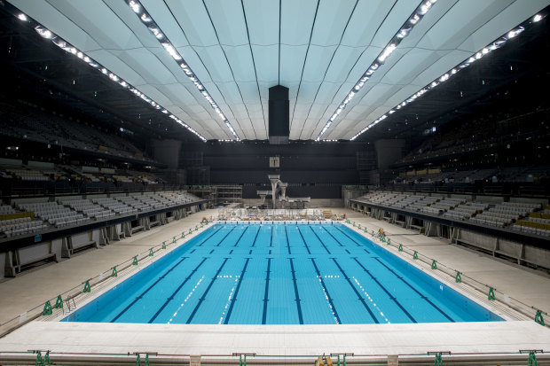 Tokyo Aquatics Centre.