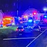 The scene of the fatal crash on Gympie Arterial Road at Bald Hills.