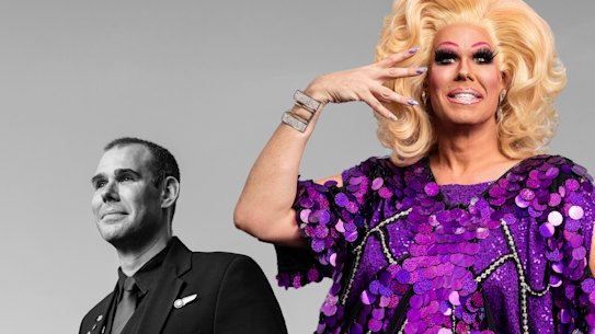 Daniel Floyd is a Virgin Australia cabin crew manager who is now making money by performing daily drag shows online.