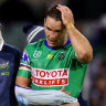 Raiders win over Bulldogs soured by Croker injury in comeback game