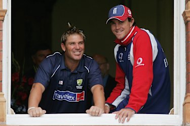 Shane Warne struck up a friendship with Kevin Pietersen before the '05 Ashes