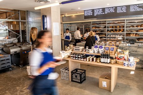 Baker Bleu bakery-cafe in Double Bay.
