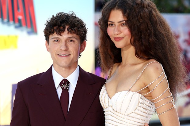 Tom Holland and Zendaya attend the Spider-Man: Brand New Day UK premiere in Odeon Luxe Leicester Square on Wednesday 29th July 2026 in London, England. 