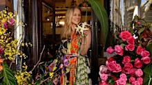 Saskia Havekes at her Grandiflora store in Potts Point, Sydney.