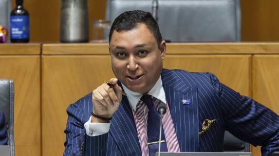 Senator Ralph Babet posted racial and homophobic slurs on social media platform X.