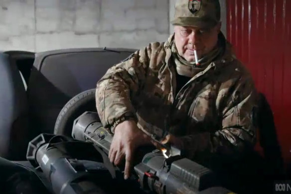 The documentary, which was originally aired on Britain’s ITV network, showed filmmaker Sean Langan embedded with Russian troops in the Donbas.