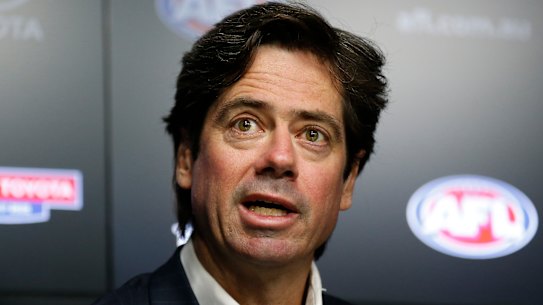 Gillon McLachlan and the AFL and Channel Seven are negotiating a potential two-year extension of the game's media rights.