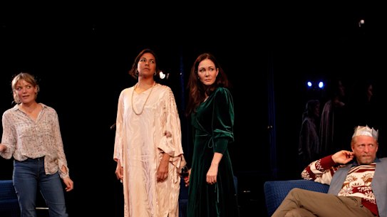 Anna Samson, Jennifer Rani, Anna Skellern and Jeremy Waters star in Outhouse Theatre Co’s Consent.