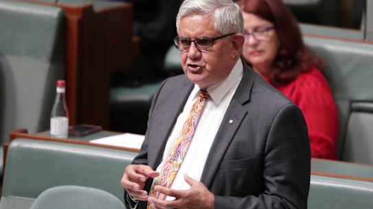 Minister for Indigenous Australians Ken Wyatt during Question Time at Parliament House in Canberra.