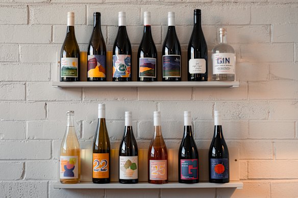The selection includes smashable pet nats, heavy-hitting syrahs, plus Lane’s own gin distilled with native botanicals.