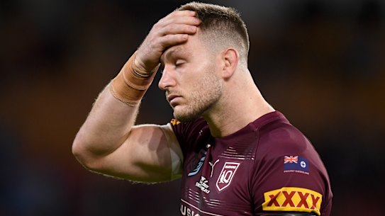 Jai Arrow has been rubbed out of game three of the Origin series for a COVID-19 rule breach.