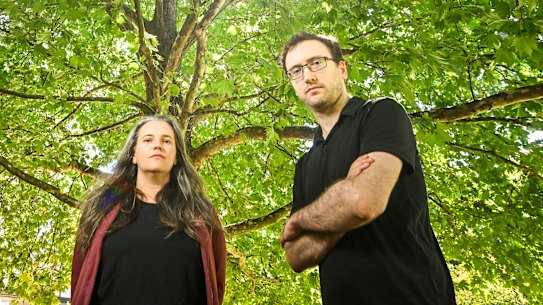 Climate scientists Dr Linden Ashcroft and Dr Andrew King.