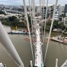 Kangaroo Point bridge a step closer to opening as final piece of deck slots into place