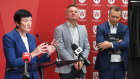 Western Sydney University Chancellor Jennifer Westacott (left) launching the Australian Universities Accord last month.