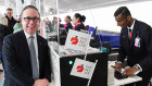 Alan Joyce checks in for QF3 at Auckland Airport