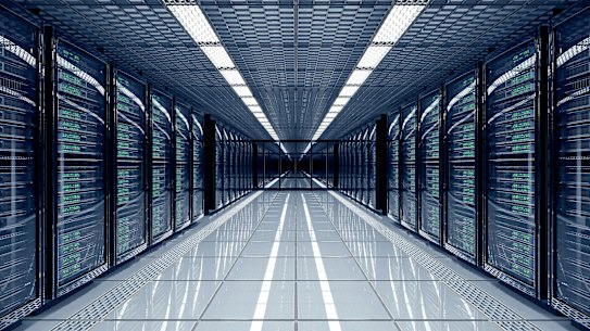 Data centers require large amounts of power to process information used in artificial intelligence.