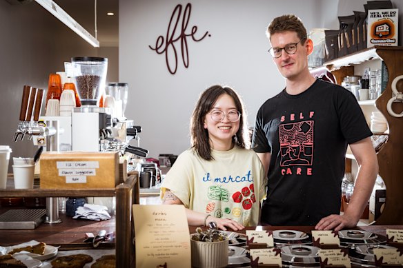 Effe co-owners Peggy Xu and Michael Dobson.