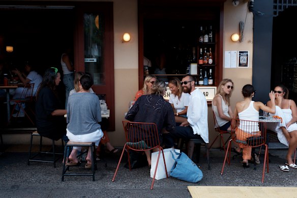The Shop & Wine Bar might be tiny, but it’s open from morning to night. 