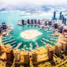 Doha city form the sky. The capital of the State of Qatar, located at the shore of the Persian Gulf. The Pearl is a purpose-built artificial island off the coast of Doha, connected to the mainland by a bridge. feb12coverÃÂ TRAVELLERÃÂ Middle East Moments byÃÂ BelindaÃÂ Jackson.
Photo: iStock