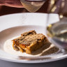 Gowings’ duck lasagne will be served with porcini cappuccino sauce.