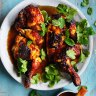 Adam Liaw's sticky ginger roast chicken.