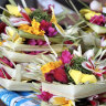 Offering to the gods in Bali.