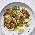 Julia Busuttil Nishimura’s zucchini and halloumi fritters.