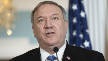 On the way out the door, Mike Pompeo lobs more accusations against China.