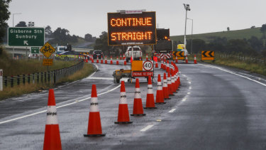 The ring of steel around Melbourne.