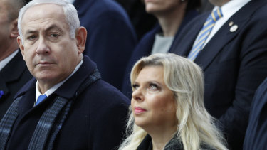 Israeli Prime Minister Benjamin Netanyahu and his wife Sara.