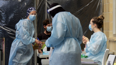 Testing has been ramped up in Melbourne's northern suburbs as a result of a cluster with 16 active cases. 